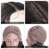 Klaiyi Hair Body Wave Lace Wigs Pre-plucked Natural Hairline Hand Tied Lace Part Wig With Baby Hair
