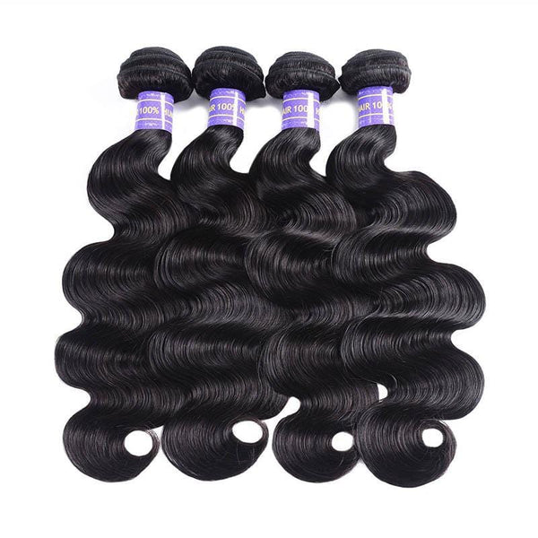 6 Bundles Remy Human Hair Bundles Natural Black 8-30 Inch Flash Sale