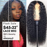 Flash Sale: Jerry Curly Hair 13*4 Transparent Lace Front Wigs 180%~200% Density