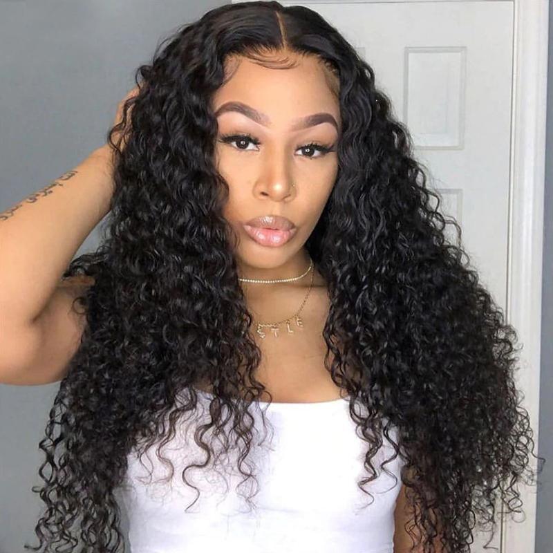 Klaiyi 4 pieces/pack Malaysian Curly Virgin Human Hair Bundles