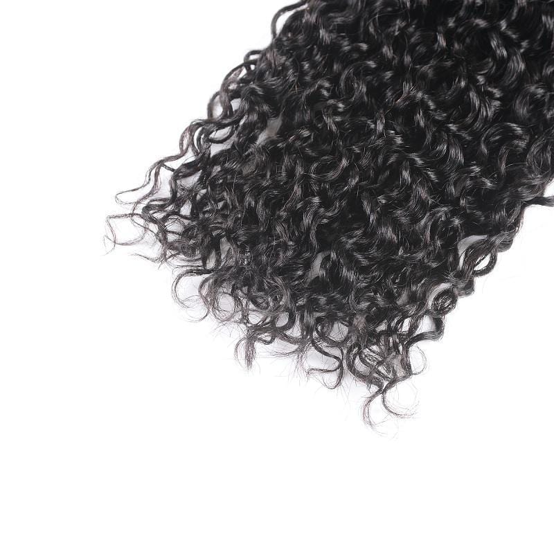 Klaiyi Remy Hair Brazilian 4 Bundles Curly Hair Weaves With Closure Youth Series