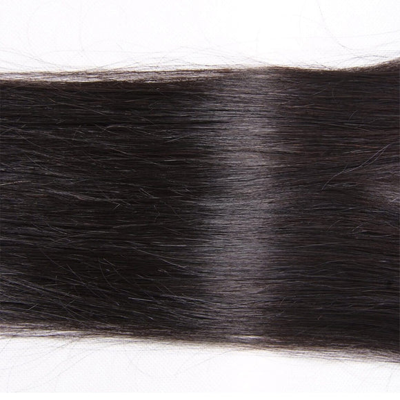 Klaiyi Straight Hair Human Virgin Hair Lace Closure