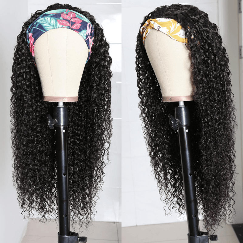 Flash Sale: Buy 1 Get 1 Free Headband Wigs Water Wave And Curly Hair Headband Wig Bulk Sale With Gifts