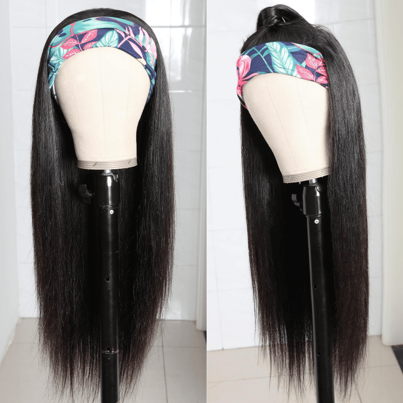 Flash Sale: Buy 1 Get 1 Free Headband Wigs Jerry Curly And Straight Hair Headband Wig Bulk Sale With Gifts