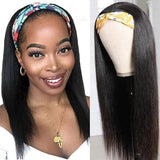 Flash Sale For No Glue & No Sew In Headband Wig 150% Density Straight/ Body Wave Scarf Wigs