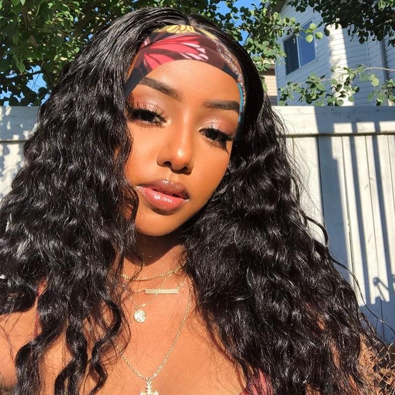 Flash Sale For Easy Put On and Go Headband Glueless Wig Thick and Full Density With Lovely Gifts!