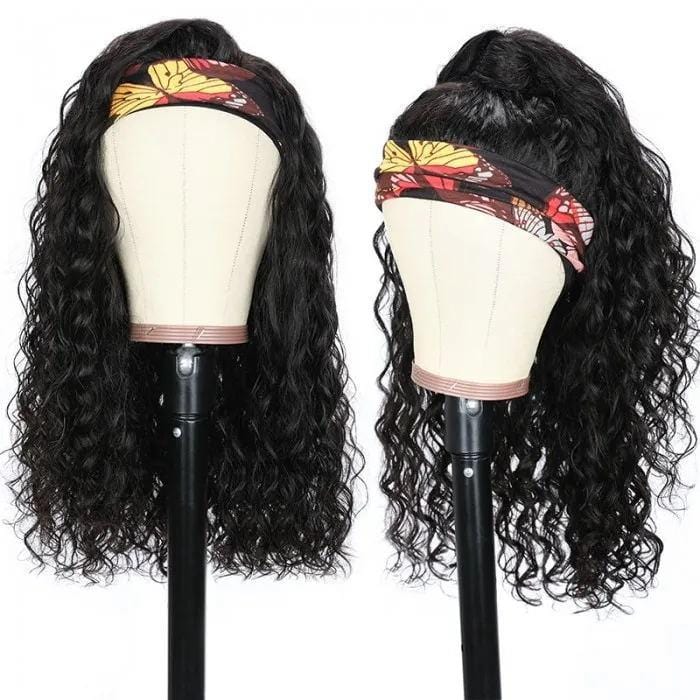 Flash Sale: Buy 1 Get 1 Free Headband Wigs Jerry Curly And Straight Hair Headband Wig Bulk Sale With Gifts