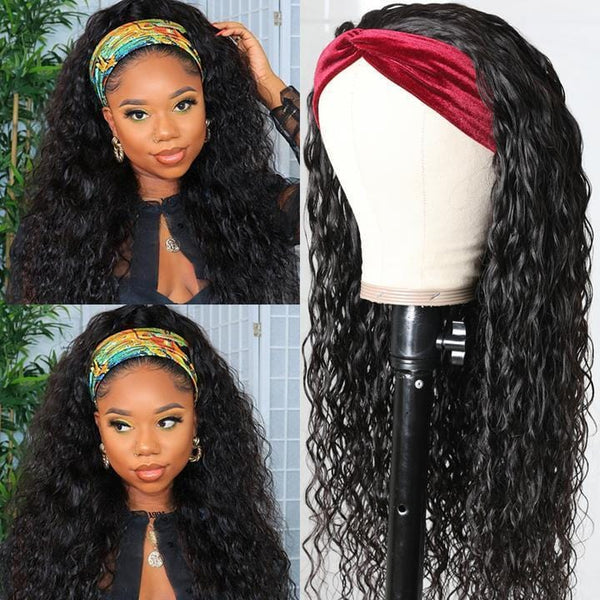 Flash Sale For Easy Put On and Go Headband Glueless Wig Thick and Full Density With Lovely Gifts!