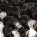 Klaiyi Brazilian Natural Wave Lace Frontal Closure Human Virgin Hair