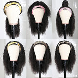 Klaiyi Whatsapp Special Offer |Kinky Curly Human Hair 3/4 Half Wigs