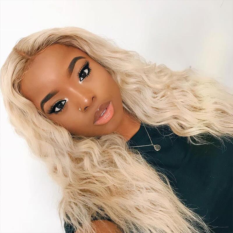 Klaiyi 613 Blonde Body Wave Human Hair 3 Bundles with Lace Closure