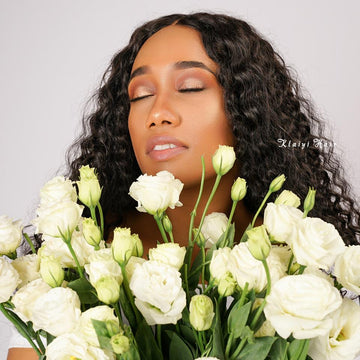 Peruvian curly hair 3 Bundles with 4*4 closure-Klaiyi Hair