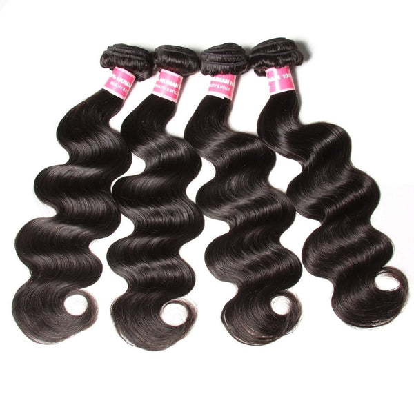 Klaiyi Hair 4 Bundles Body Wave 100% Virgin Human Hair Bundles Deal