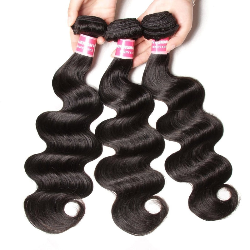 Klaiyi Hair 100% Brazilian body wave human hair bundles