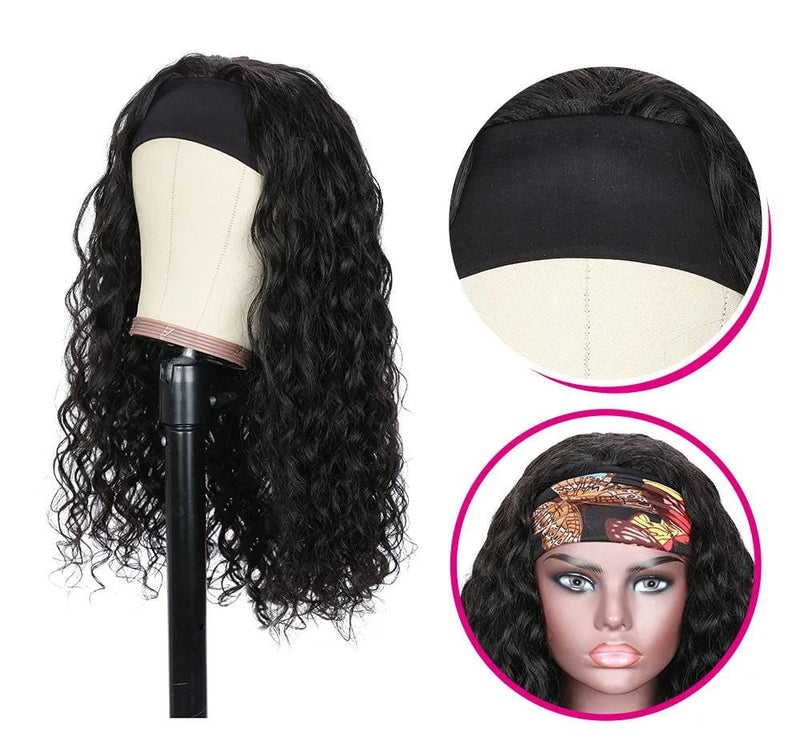 Flash Sale: Headband Water Wave Wig Low To $64.99，9pm Nyc Time Start, Only 2 Hours