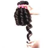 Klaiyi Brazilian Loose Wave 4 Bundles/Pack 7A Good Quality Virgin Human Hair Weave Bundles