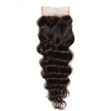 Klaiyi 4*4 Natural Wave Lace Closure 1 Piece