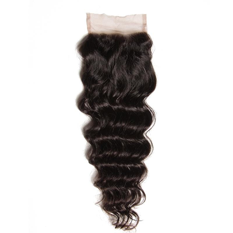 Klaiyi 4*4 Natural Wave Lace Closure 1 Piece