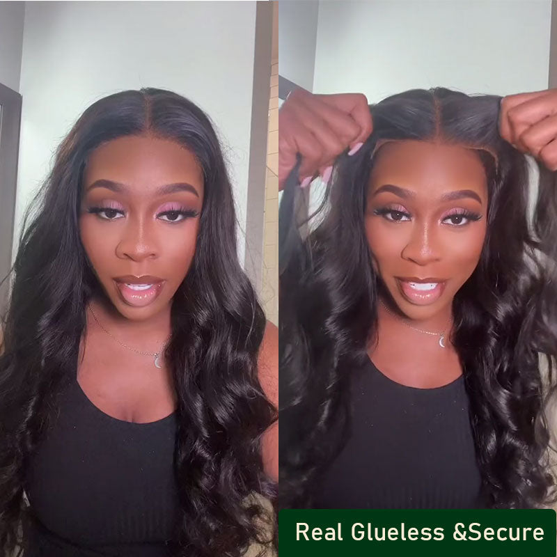 Klaiyi 5x5 HD Invisible Lace Closure Wigs Glueless Wigs Melted All Skin 13x4 Transparent Lace Wig Human Hair