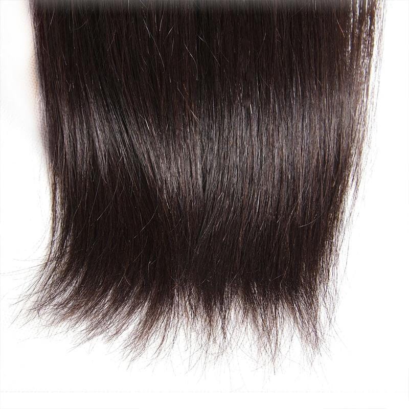 Klaiyi 4pcs/pack Virgin Indian Straight Weave Pure Indian Human Hair Natural Color