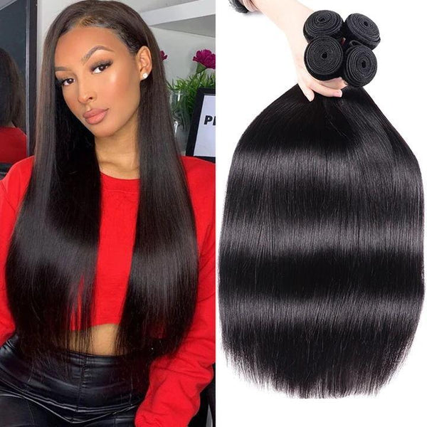 Black Color Human Hair 4 Bundles Flash Sale Low To $58.99, Limited Stock!