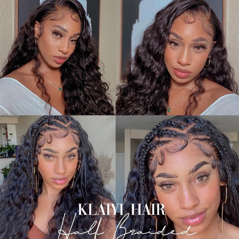 Brand Day Water Wave Lace Front Wig 150% Density Flash Sale
